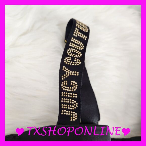 💗👙 Juicy Couture Studded straps logo mini bustier NWT💗👙 - Picture 3 of 6